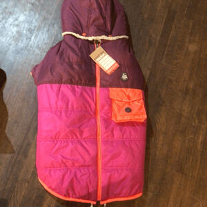 Stylish Purple and Pink Dog Jacket
